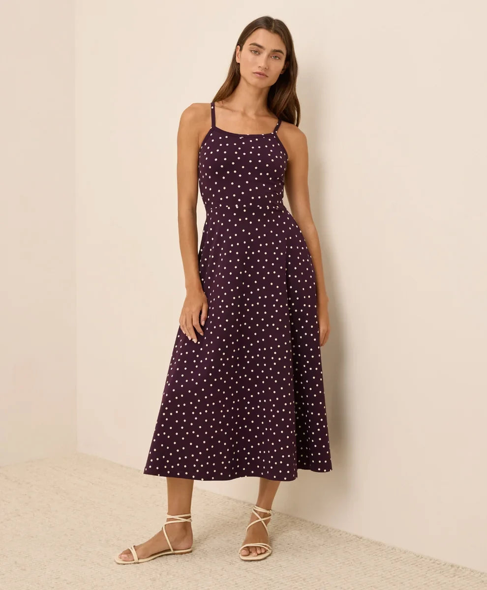clearance fit & flare midi dress