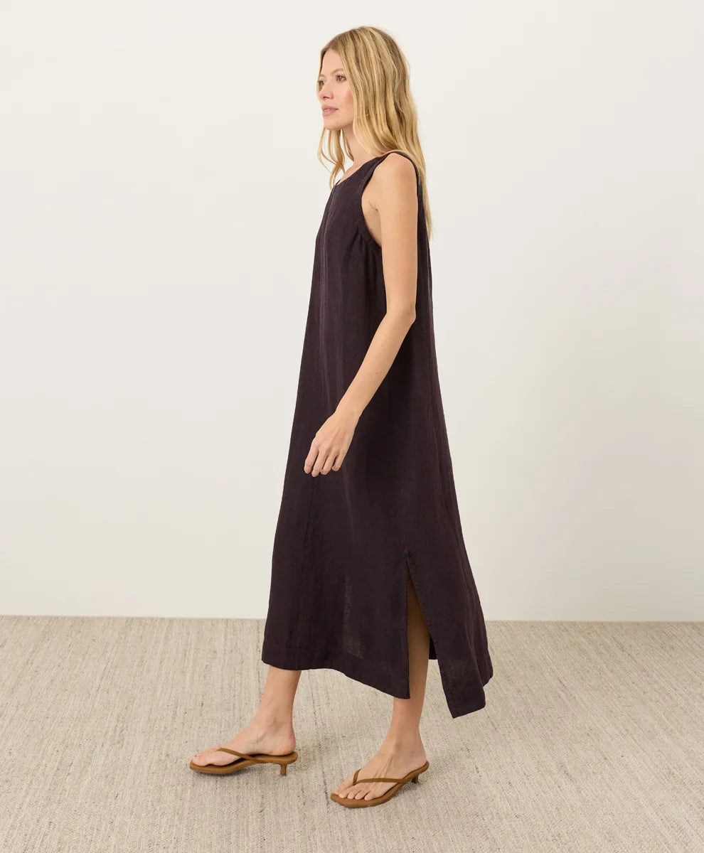 clearance linen easy tank dress