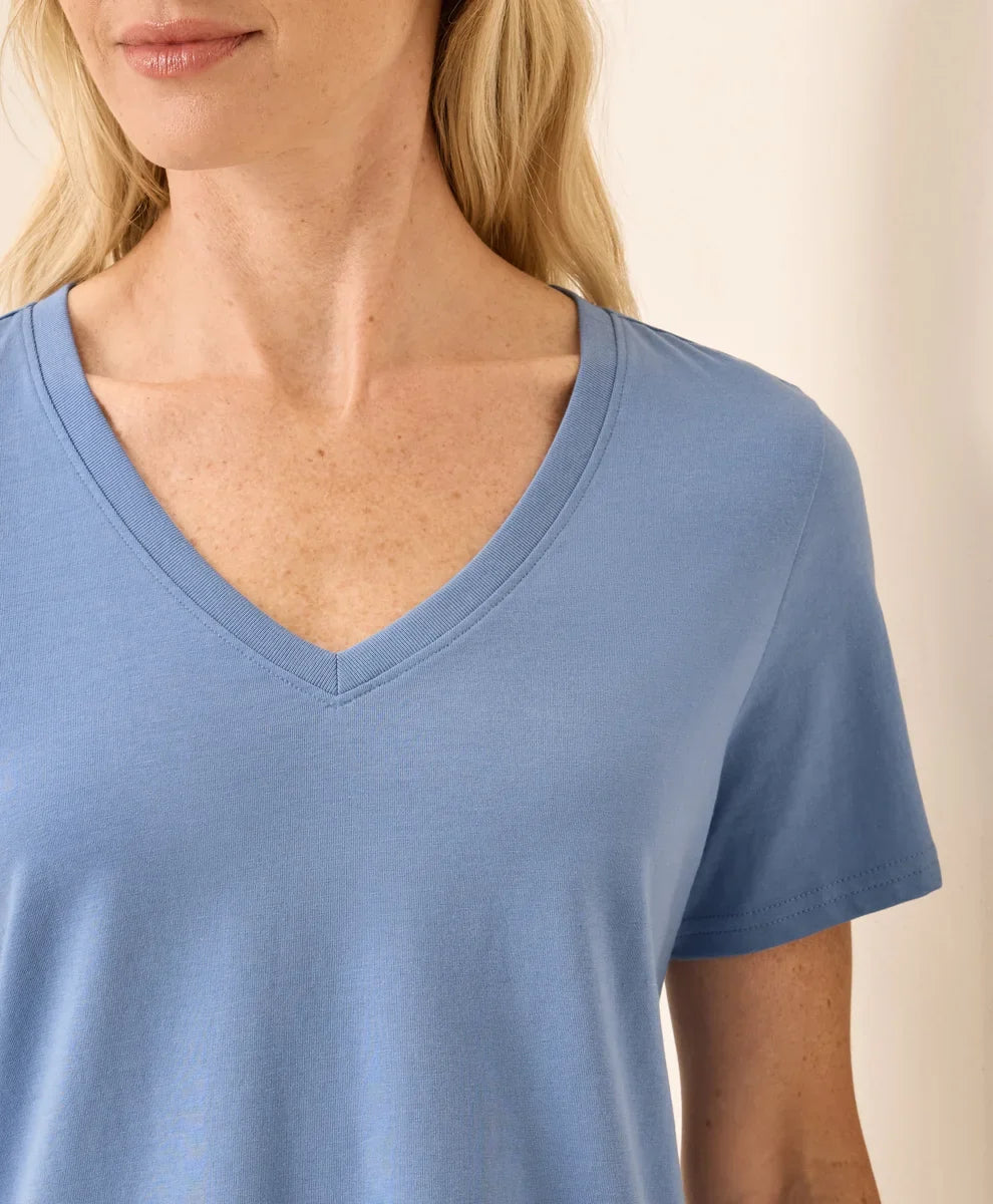 clearance softspun v-neck tee