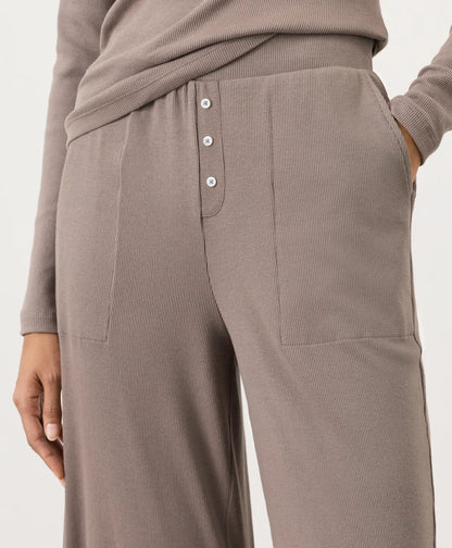 clearance dream rib wide leg lounge pant