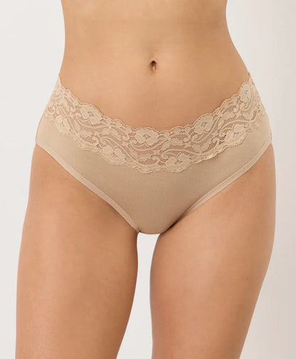 lace waist brief