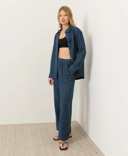 clearance linen easy trouser pant