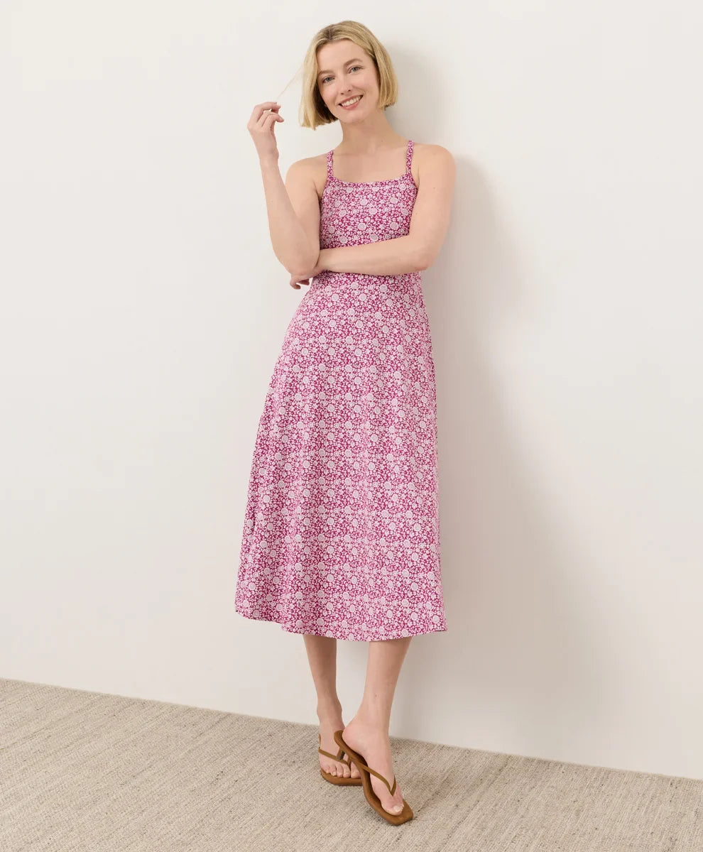 clearance fit & flare midi dress