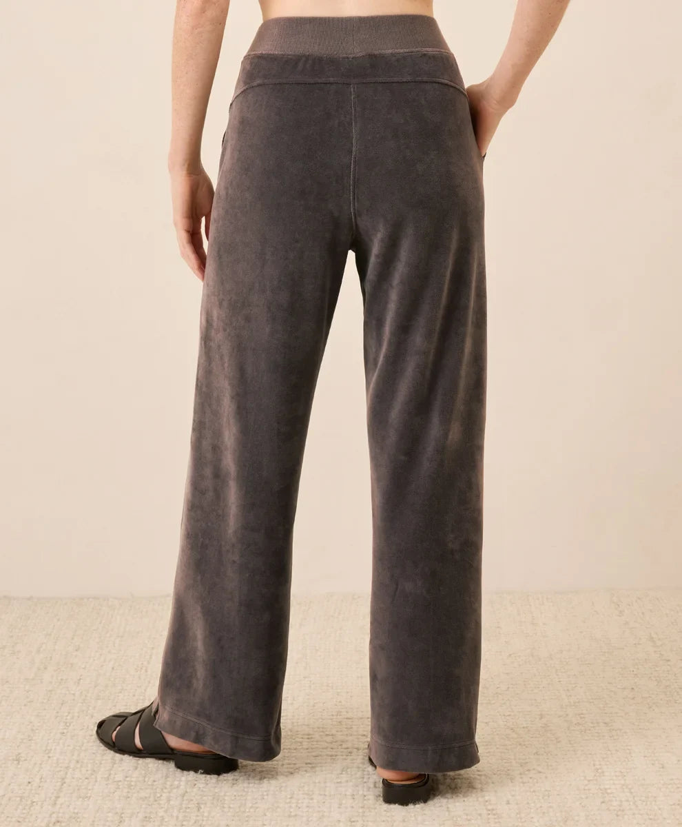 clearance pure velour wide leg pant