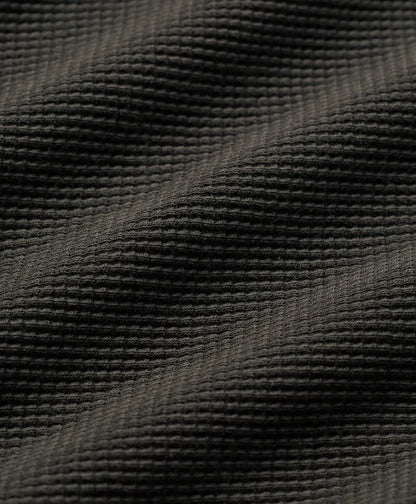 clearance thermal waffle henley pullover