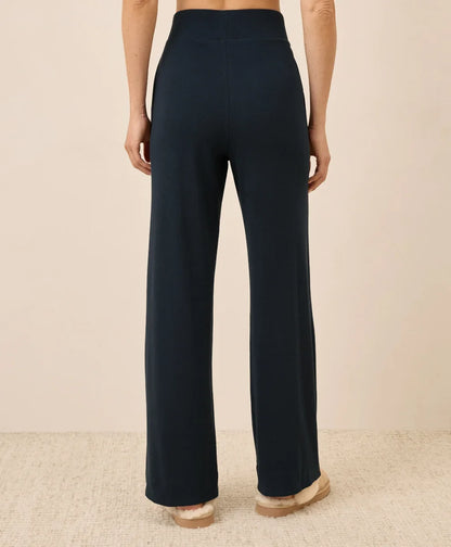 clearance easy rib wide leg lounge pant
