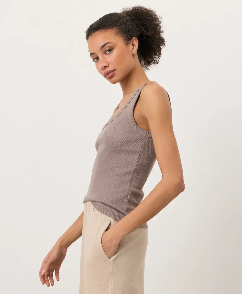 clearance perfect rib scoop neck tank
