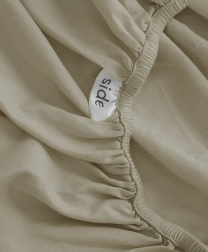 organic room service sateen fitted sheet