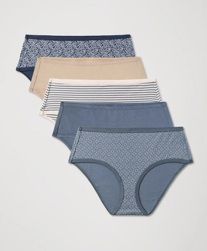 everyday mid rise hipster 5-pack