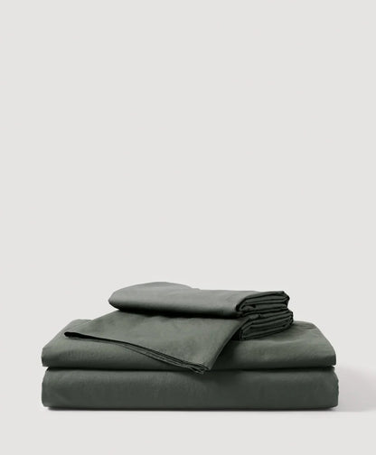 organic cool-air percale sheet set