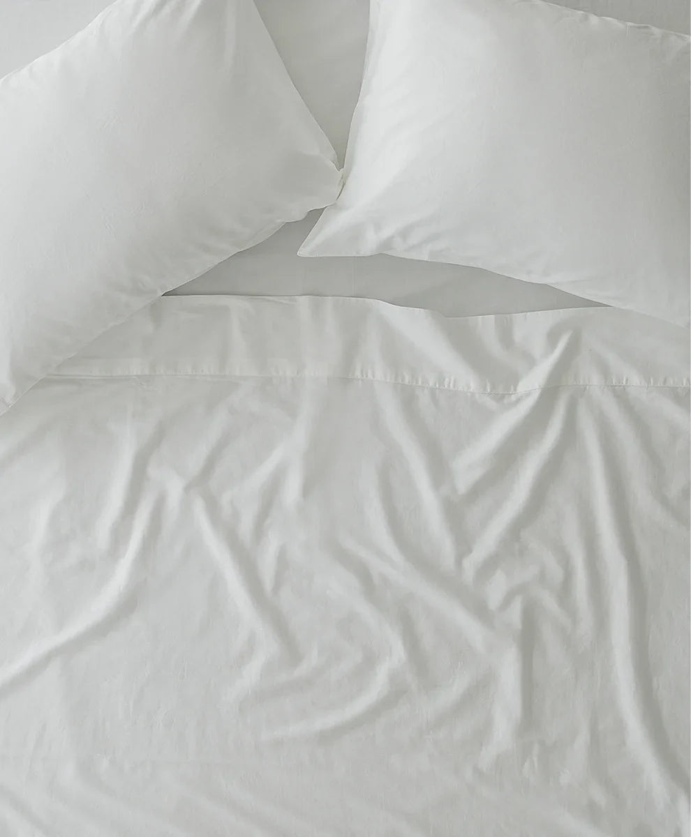 organic room service sateen pillowcase 2-pack