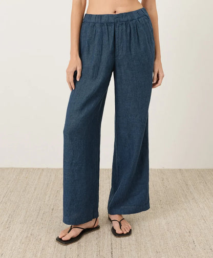 clearance linen easy trouser pant