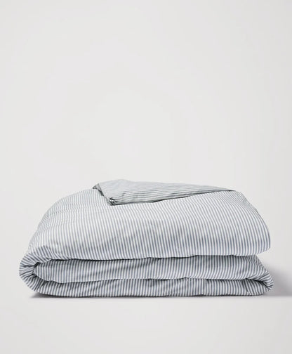 organic cool-air percale duvet cover