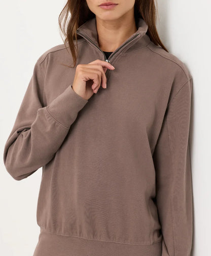clearance cloudknit quarter zip