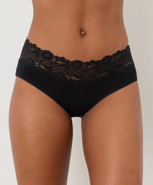 lace waist brief