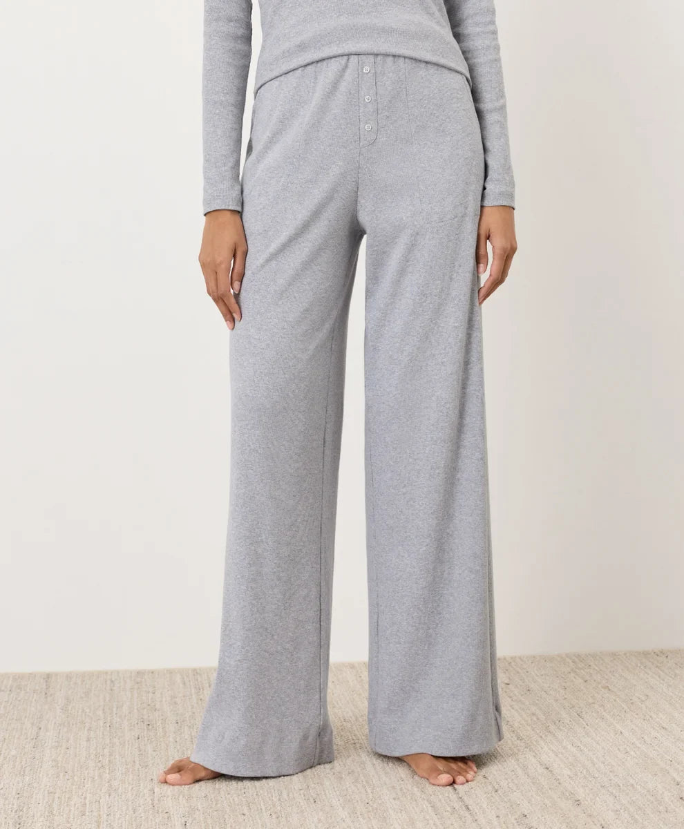 clearance dream rib wide leg lounge pant