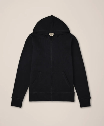 clearance brushed fleece zip hoodie