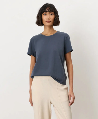 clearance luxe essential crewneck tee