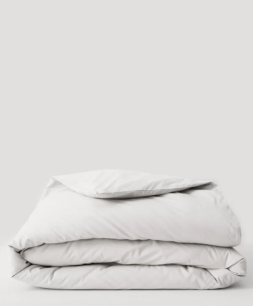 organic cool-air percale duvet cover